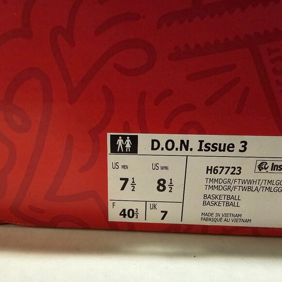 Adidasadidas D.O.N. Issue #3 Team Mid Grey - Picture 1 of 12